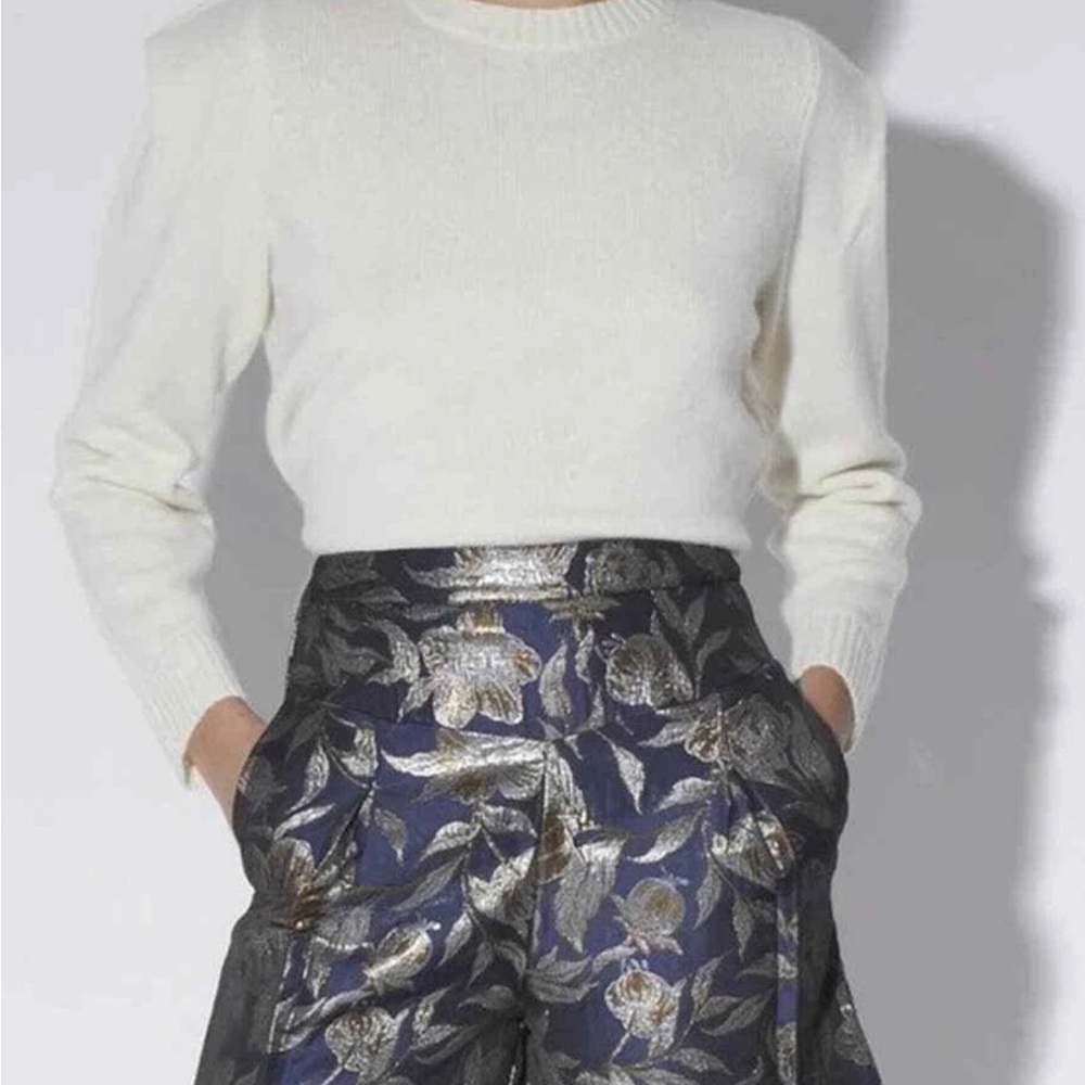 Walter Baker Gold and Black High Waist Shorts